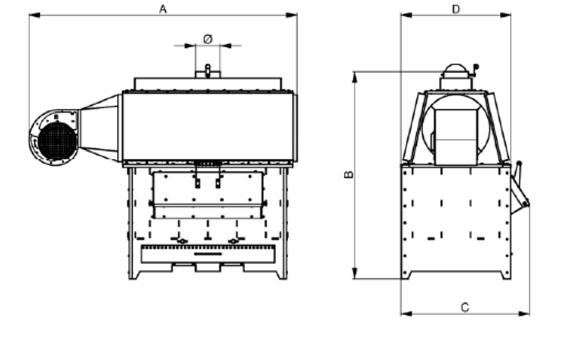 Размеры ECO 100C